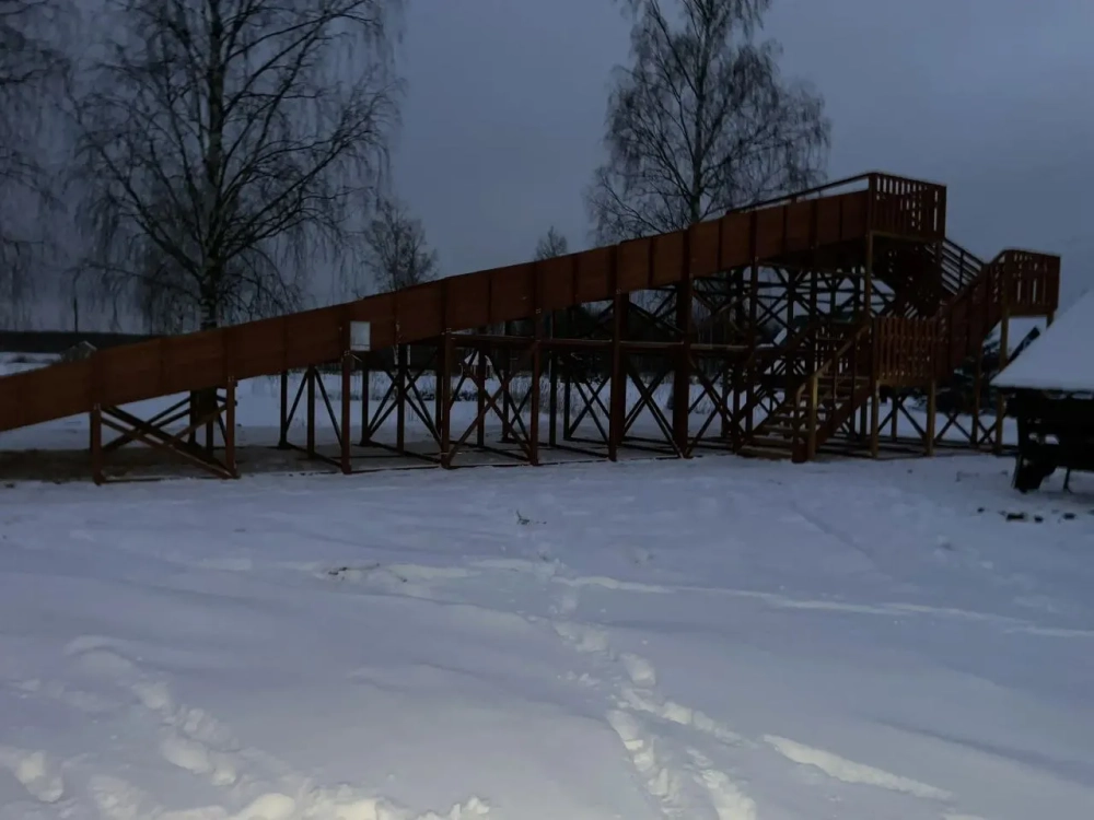 Зимняя горка Савушка Зима 12