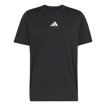 Мужская теннисная футболка Adidas Tennis Category Graphic - black/white