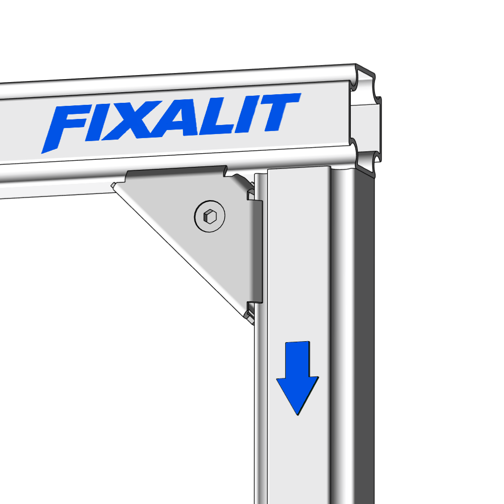 Монтажный профиль Fixalit/Фиксалит ( 3 метра ) WM 9001
