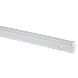 Линейный светодиодный светильник ЭРА LLED-01-12W-4000-W 12Вт 4000K L874мм с выключателем | Бытовые светодиодные линейные светильники