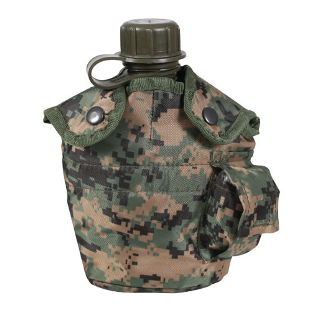 Чехол для фляги ROTHCO Cover for water bottle 1 liter U.S. DIGITAL WOODLAND