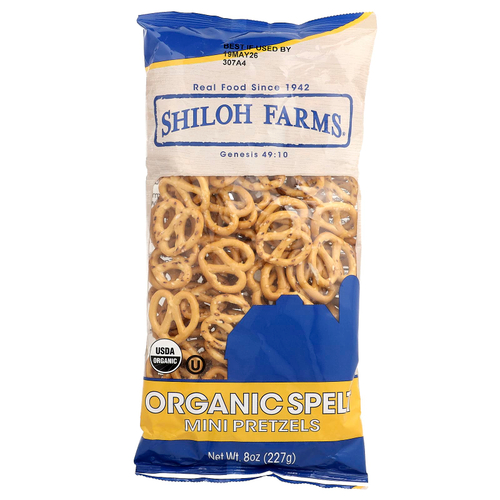 Shiloh Farms, мини-крендели, со вкусом органической полбы, 227 г (8 унций)
