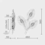 Настенный светильник MODESTYLE MS.250.03 GD