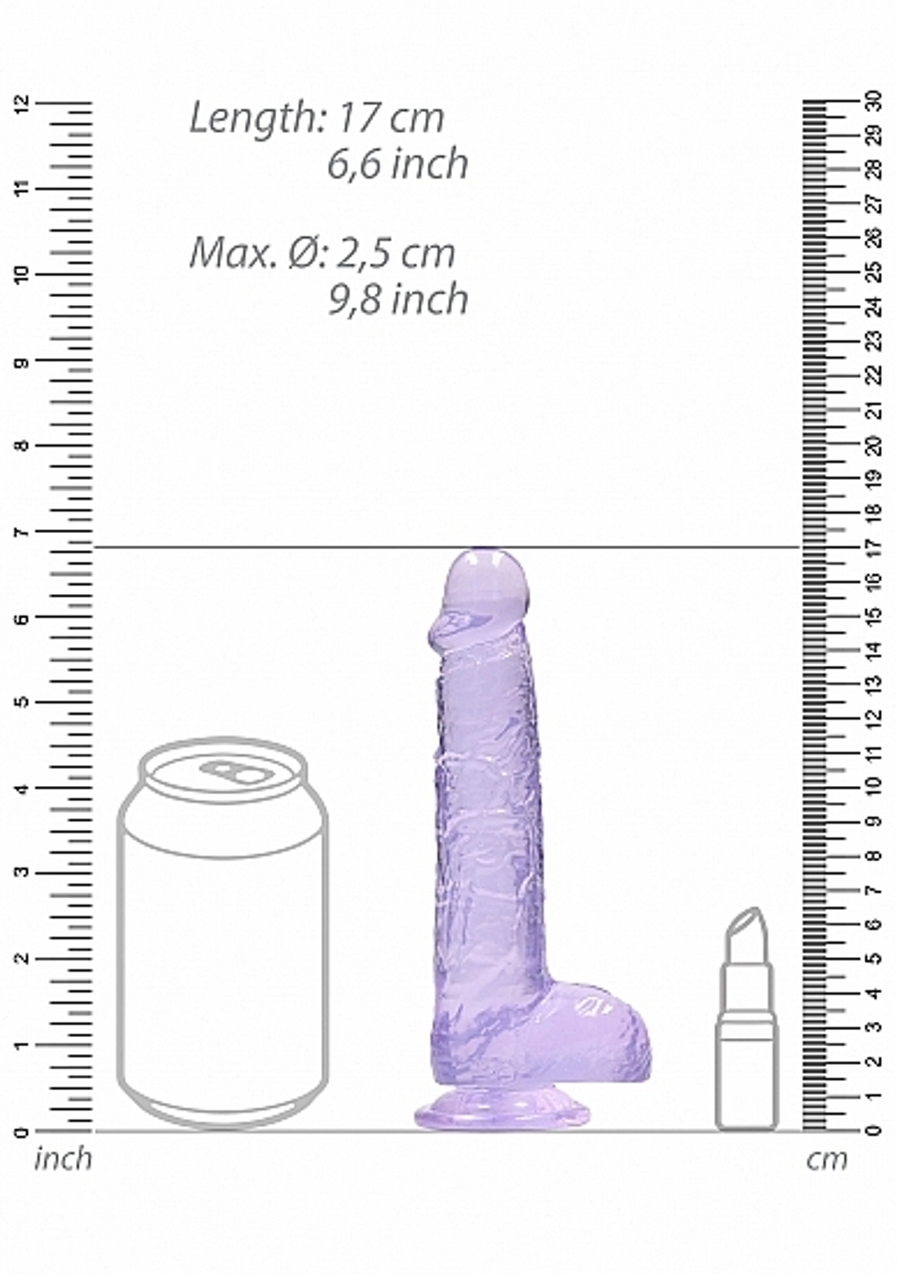 Фаллоимитатор 15 см. Realistic Dildo With Balls
