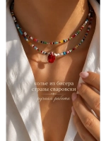 Чокер из бисера на шею