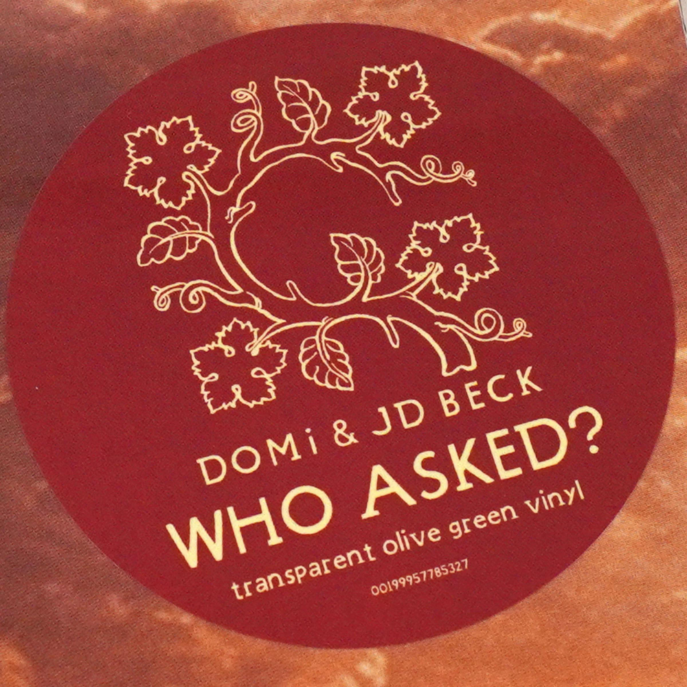 DOMi & JD BECK - Who Asked - Transparent Olive Green 2LP