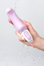 Вибратор Satisfyer Vibes Charming Smile силикон фиолетовый 18,7 см