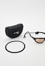 Спортивные очки LiP Typhoon / Matt Black - Black / Zeiss / PA Polarized / Rose Gold Lens