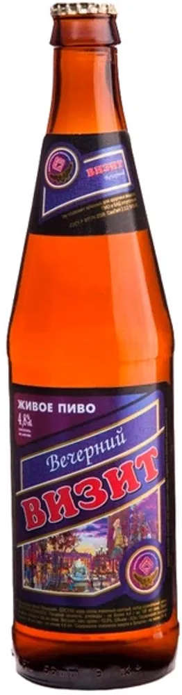 Пиво Визит Вечерний / Vizit Vechernij 0.45 - стекло