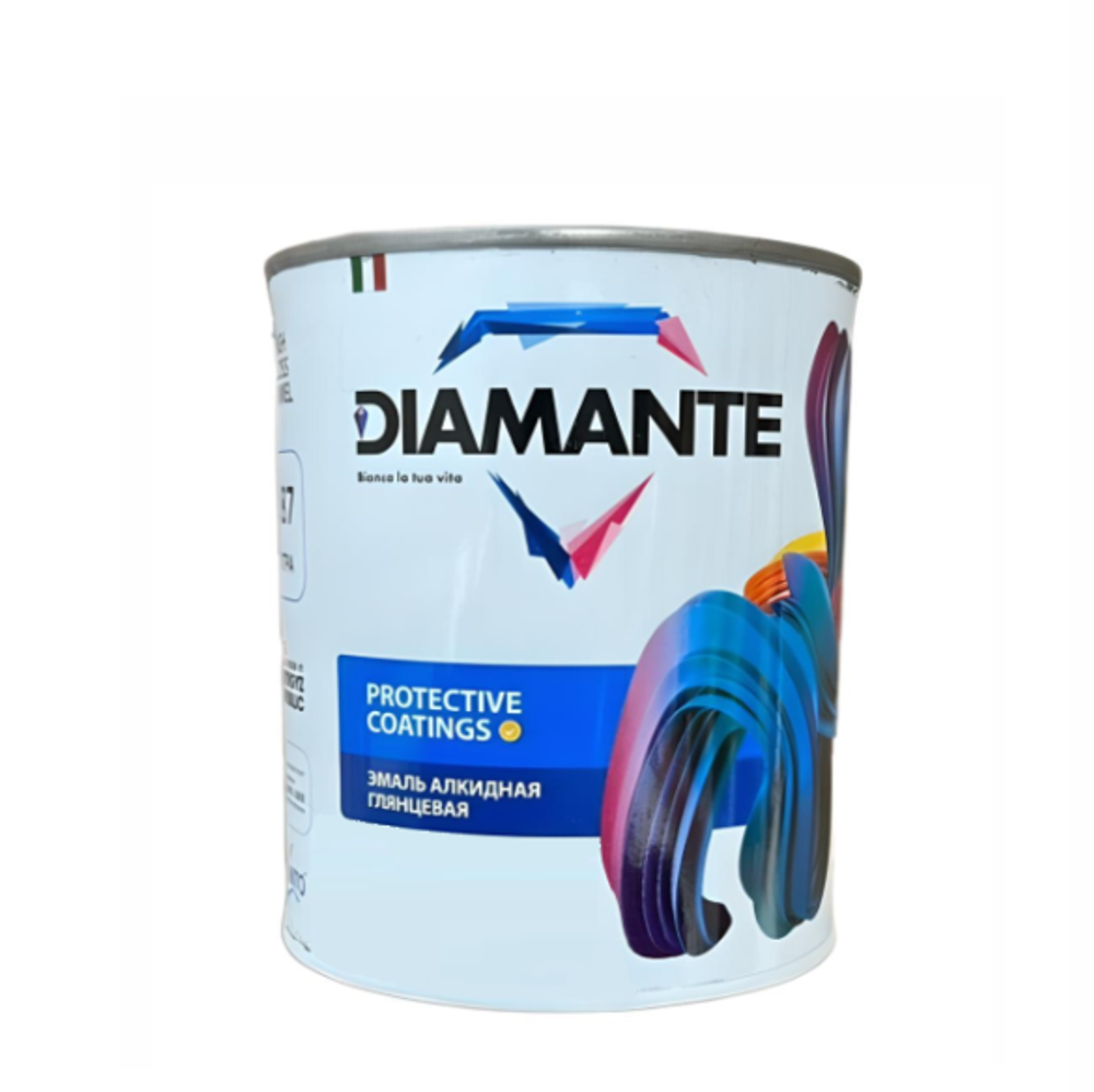 ЭМАЛЬ DIAMANTE АЛКИДНАЯ ГЛЯНЦЕВАЯ D840 DARK VANILLA 0,9Л