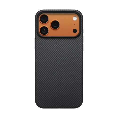 Чехол PITAKA Aramid UltraGuard Case для Apple iPhone 17 Pro MagSafe, Black/Gray