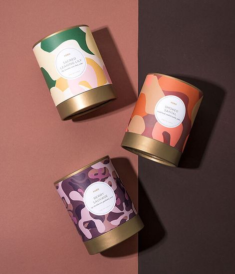 Smoked Santal, свеча Camo, Kobo Candles