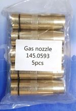 145.0593.5 Газовое коническое сопло Ø22.0/ Ø16.0/ 70.0 мм., предназначено для оснащения сварочных роботизированных горелок ROBO A360, в качестве сменной расходной части Abicor Binzel