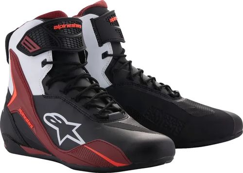 Купить Мотоботы Мотокроссовки Alpinestars Faster-4 / Черно-красный