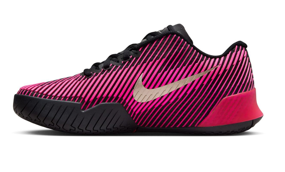 Женские Кроссовки теннисные Nike Air Zoom Vapor 11 Premium - black/fireberry/fierce pink/multi-color
