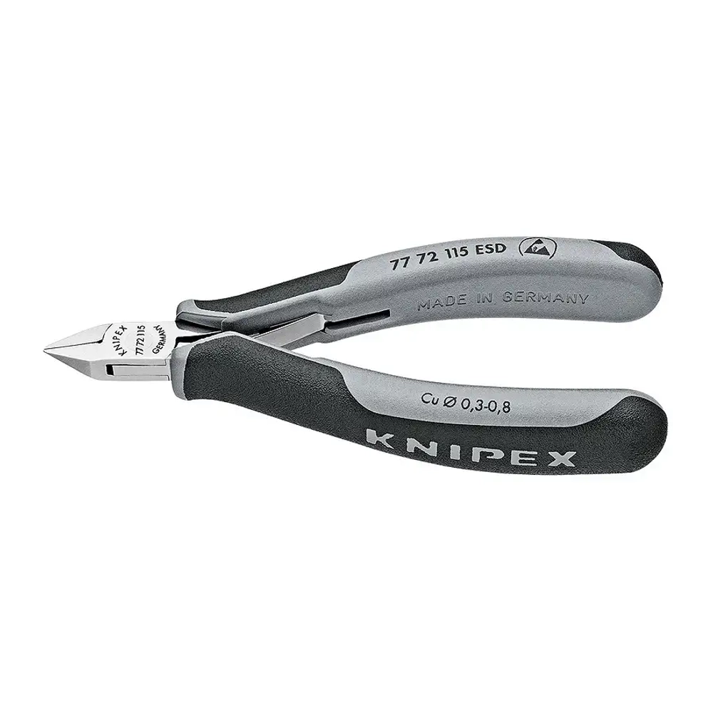 Кусачки боковые для электроники антистатические 115 мм Knipex 77 72 115 ESD
