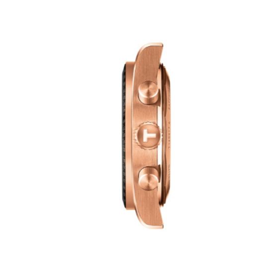Мужские швейцарские часы  с хронографом Tissot T100.417.36.051.0 вид сбоку