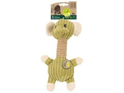 M-PETS Игрушка мягкая для собак Слоник Элли с канатом, 31 см