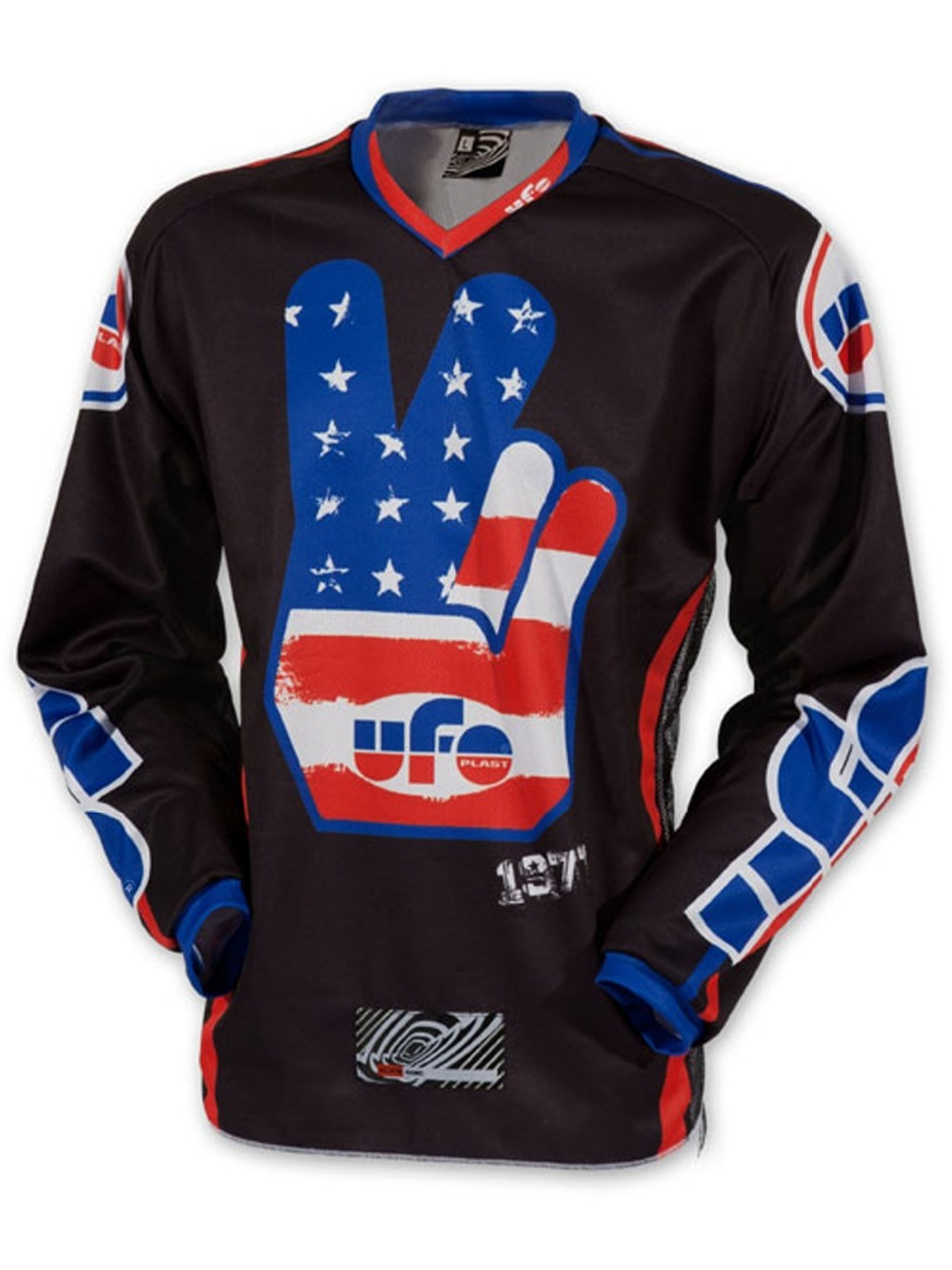 Jersey  UFO MTB (черный) размер М 53.5см. (65-77кг.)