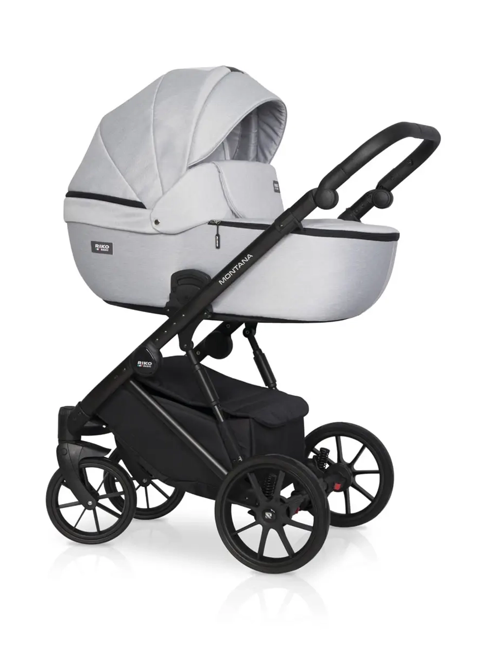 Коляска 2 в 1 Riko Basic Montana цвет 03 серый