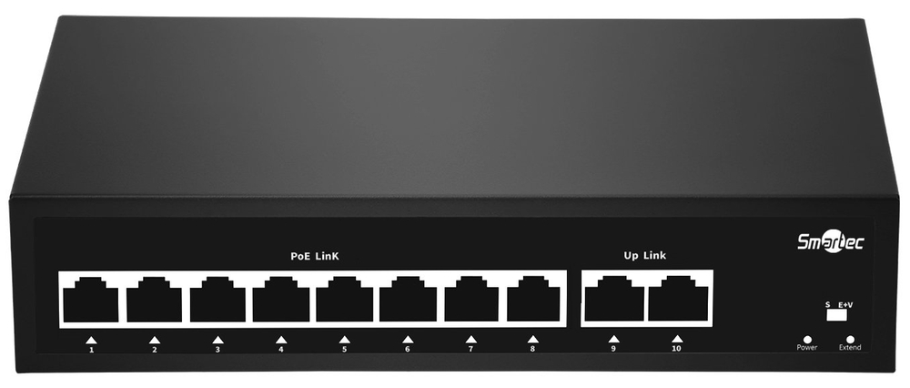 ST-NS208MB-GD Коммутатор с питанием по PoE Smartec