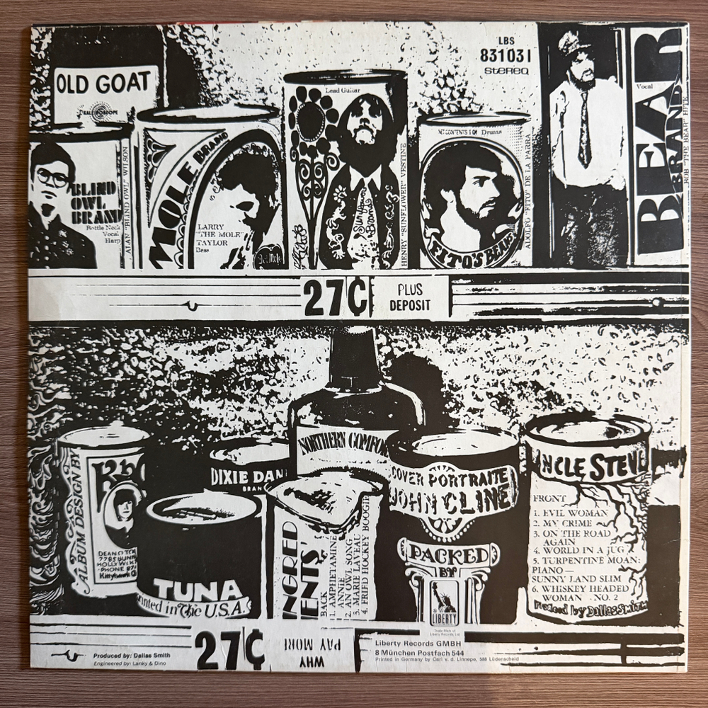 Canned Heat ‎– Boogie With Canned Heat (Дания 1968г.)