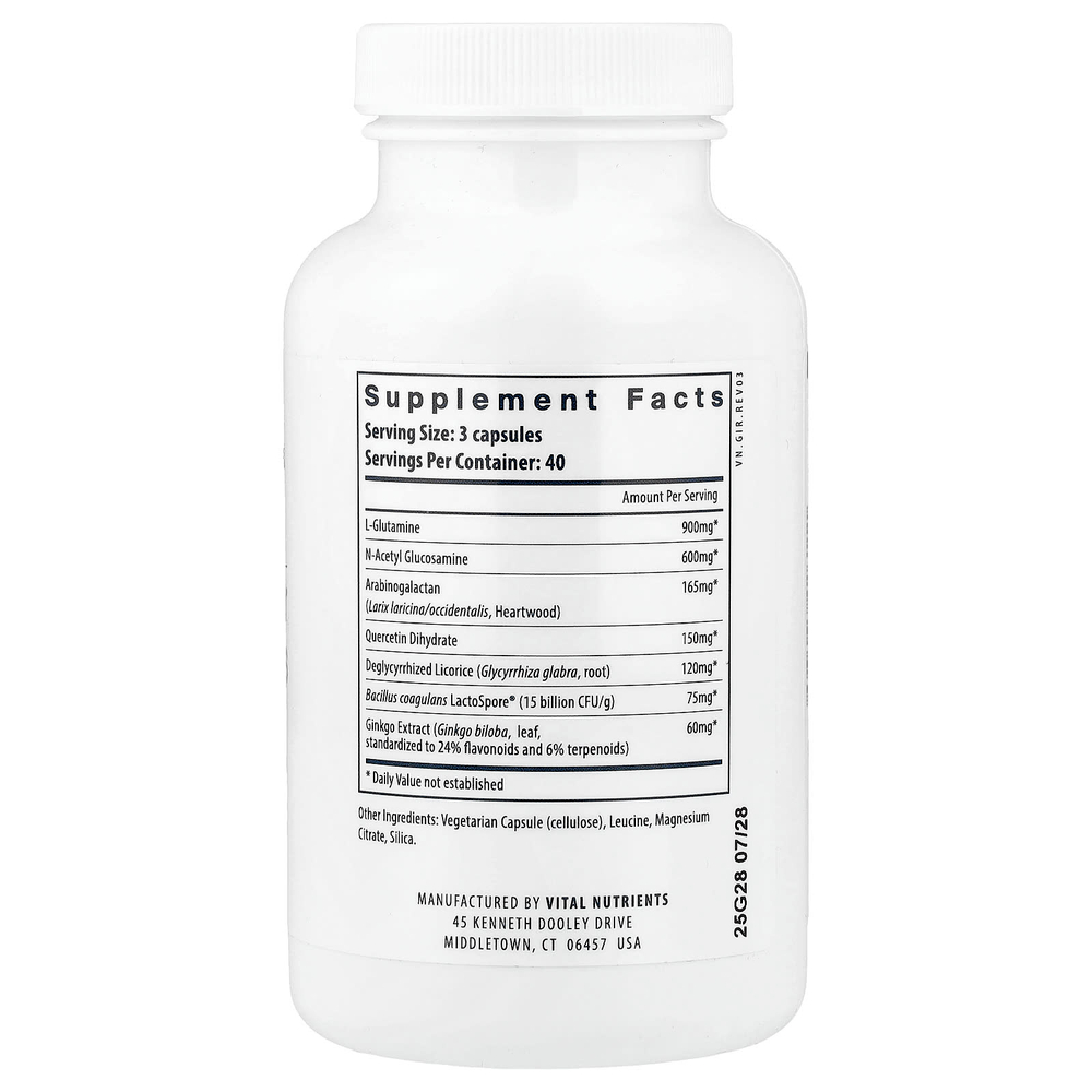 Vital Nutrients, GI Repair Nutrients, 120 капсул