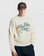 Мужской джемпер с круглым вырезом и вышивкой, арт. 3215/376 - BERSHKA