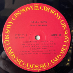 Винтажная виниловая пластинка LP Frank Sinatra Reflections (Япония 1983) (Без Оби) Stella By Starlight