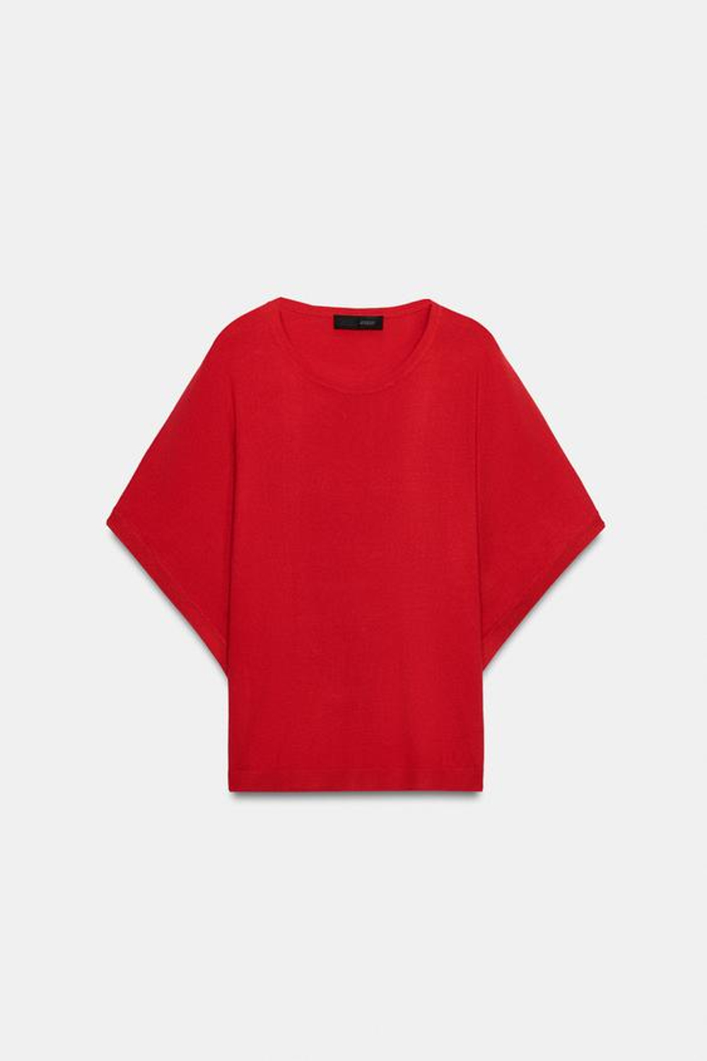 ZARA ТОП С ШИРОКИМИ РУКАВАМИ, КРАСНЫЙ