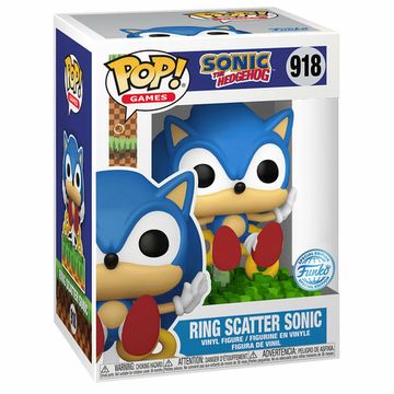 Фигурка Funko POP! Games Sonic the Hedgehog Ring Scatter Sonic (Exc) (918) 71557