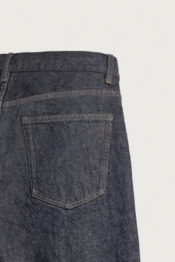 ZARA ДЖИНСЫ STRAIGHT FIT С НИЗКОЙ ПОСАДКОЙ, СИНИЙ