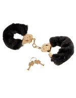 Золотые металлические наручники Gold Metal Cuffs (Цвет: золотой с черным)
