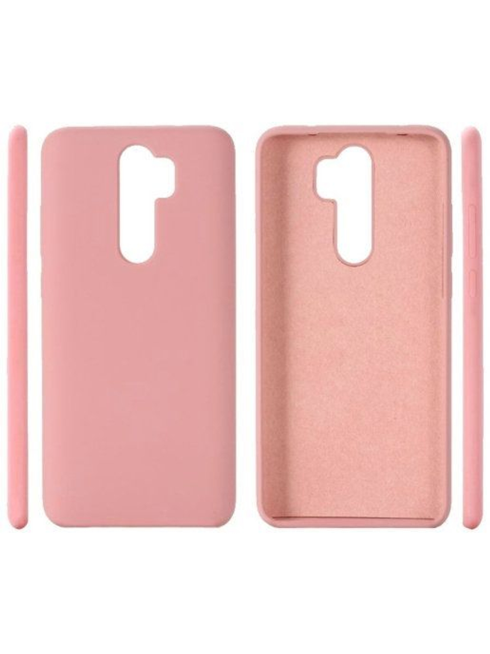 Мягкий Soft Touch чехол из силикона для XIAOMI REDMI NOTE 8 PRO с бархатной подкладкой