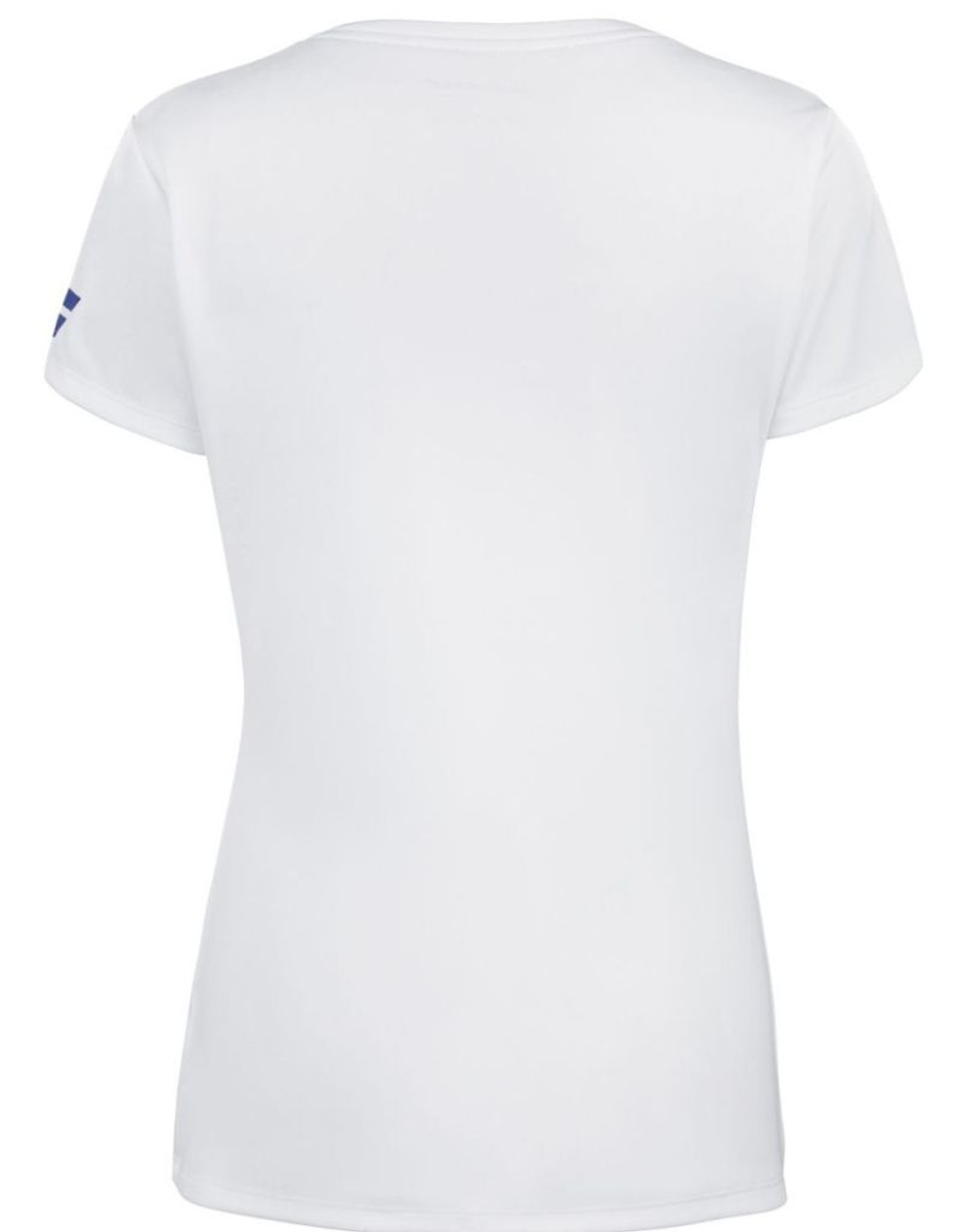 Футболка для мальчика теннисная Babolat Play Теннисная кепка Sleeve Top Girl - белый/белый