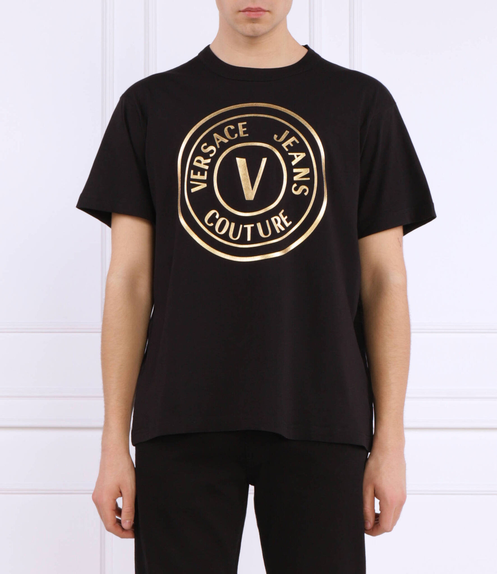 Футболка Versace Jeans Couture - черный(74GAHT05CJ00T)