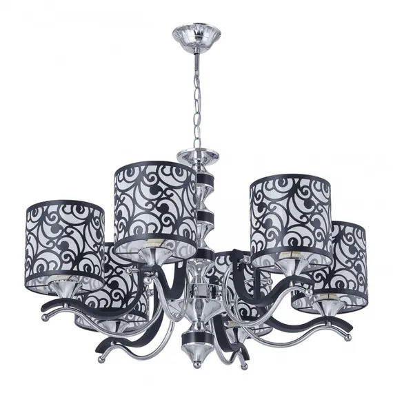 Подвесная люстра Florentia-4957 304957/6 Bk/Ni Arte Milano