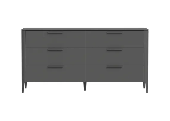 Комод Type 6 ящиков ширина 170 см (темно-серый RAL 7043)