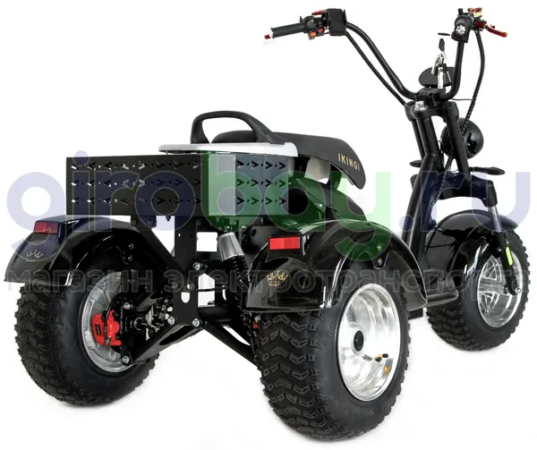 Электроскутер IKINGI M6 PRO TRIKE 6000W - Чёрный фото №7