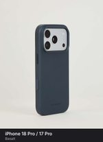 Чехол Mujjo Leather Case для iPhone 18 Pro / 17 Pro Basalt