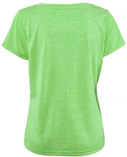 Женская футболка теннисная Wilson Uwii Script Tech Tee - blade green