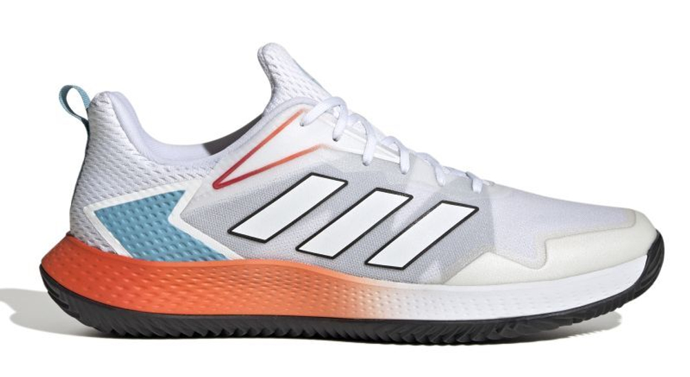 Мужские кроссовки теннисные Adidas Defiant Speed M Clay - cloud white/cloud white/preloved red
