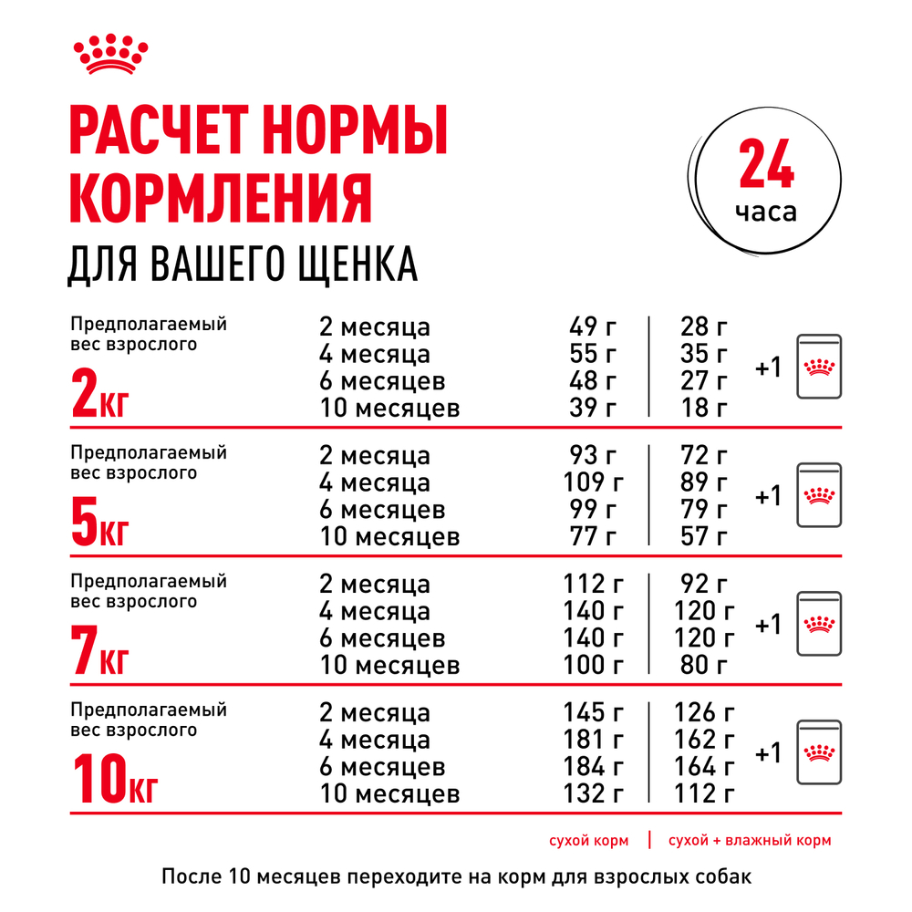 Royal Canin Mini Puppy Мини Паппи Корм сухой для щенков мелких пород в возрасте до 10 месяцев 800 г