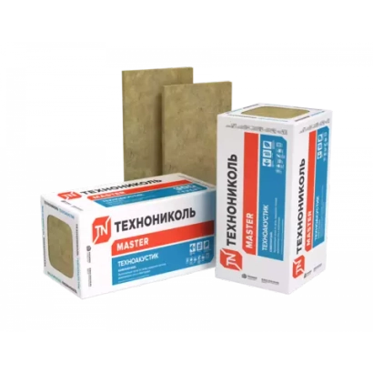 ЗВУКОИЗОЛЯЦИЯ ТЕХНОАКУСТИК 1200x600x100 мм 2.88 м2