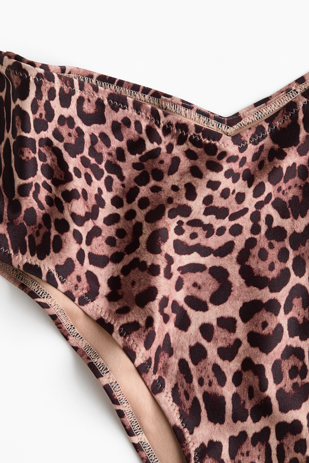 Низ бикини Cheeky — Светло-бежевый/С леопардовым принтом - H&M