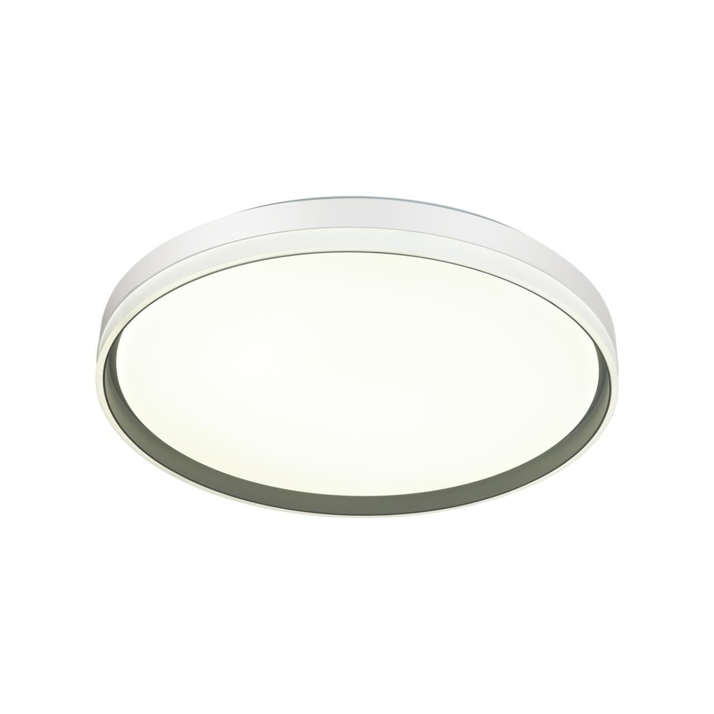 7631/DL PALE SN 043 Потолочный светодиодный светильник/белый/светло-серый LED 48Вт c ДУ 3000-6000К D390 IP43 пульт ДУ SAVI