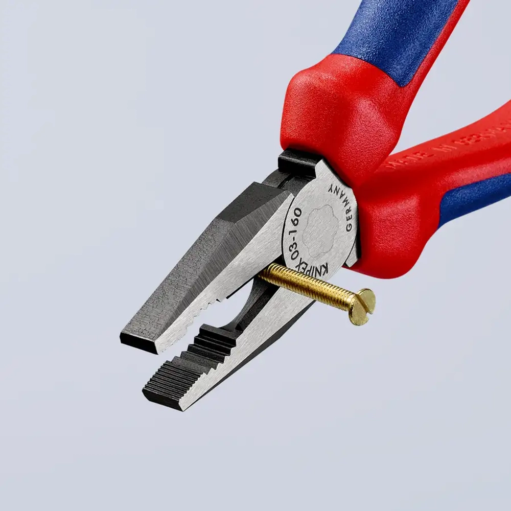 Плоскогубцы комбинированные черненые 160 мм Knipex 03 02 160 SB