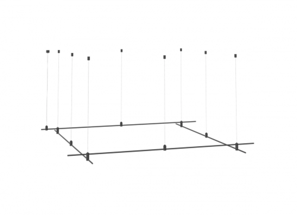 Donolux Magnet Modular System «CODE 1.2»,  L2000хL2000хH95-3000 мм (высота регулируется),  DC24V,  подв