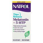 Natrol, мелатонин + 5-HTP, с замедленным высвобождением, 60 двухслойных таблеток