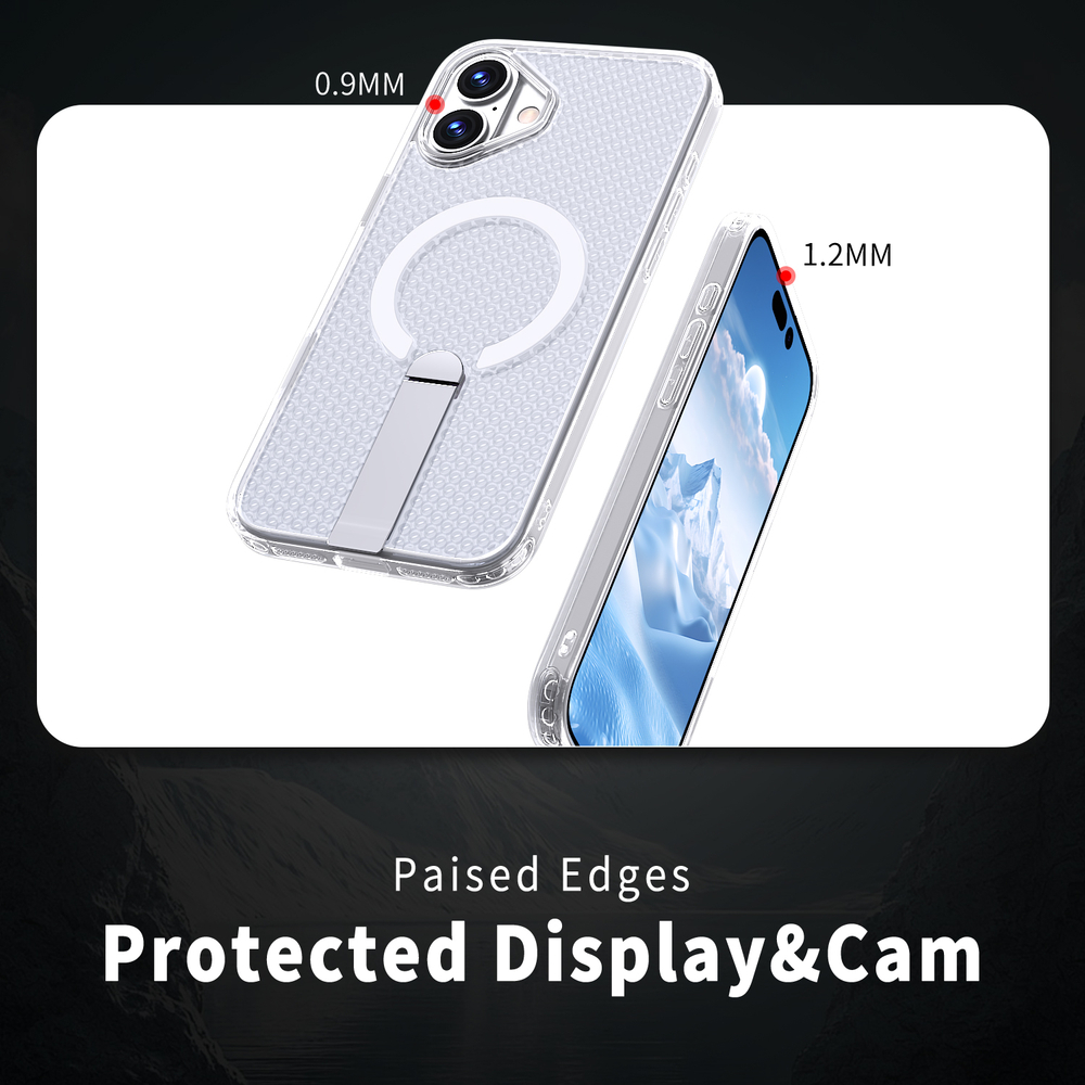 Прозрачный чехол Mesh Pro Magnetic Case для iPhone 16 Plus